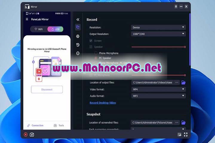 Aiseesoft Phone Mirror 2.2.32 PC Software