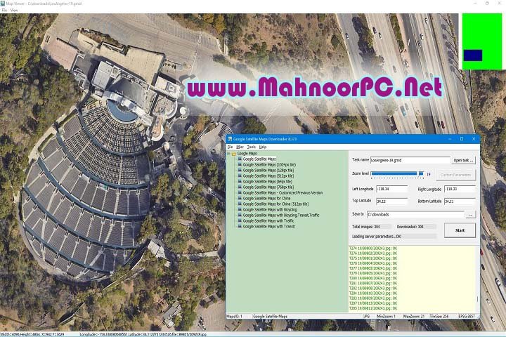 AllMapSoft Google Satellite Maps Downloader 8.399 PC Software