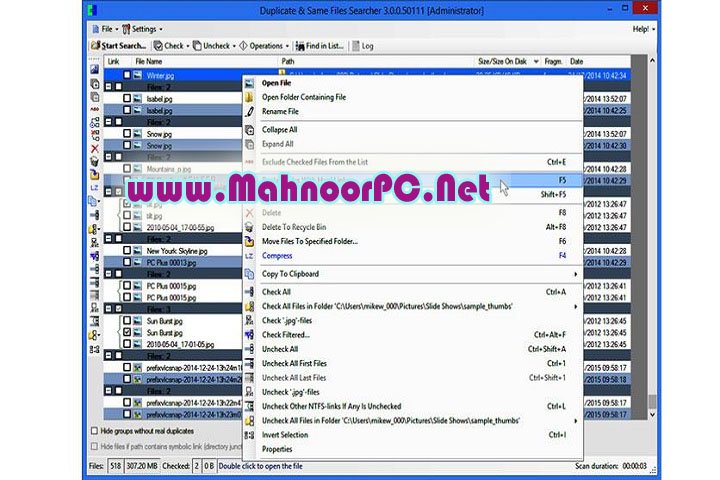 Duplicate & Same Files Searcher 10.5.0 PC Software