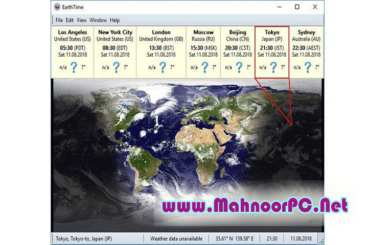 EarthTime 6.26.6 PC Software