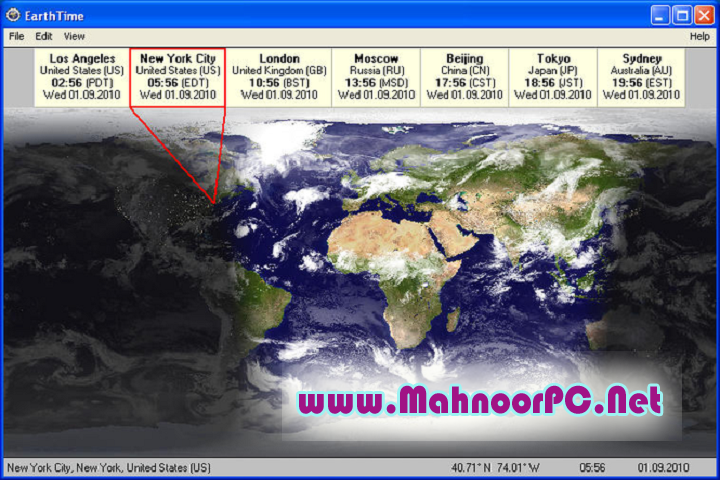 EarthTime 6.26.6 PC Software