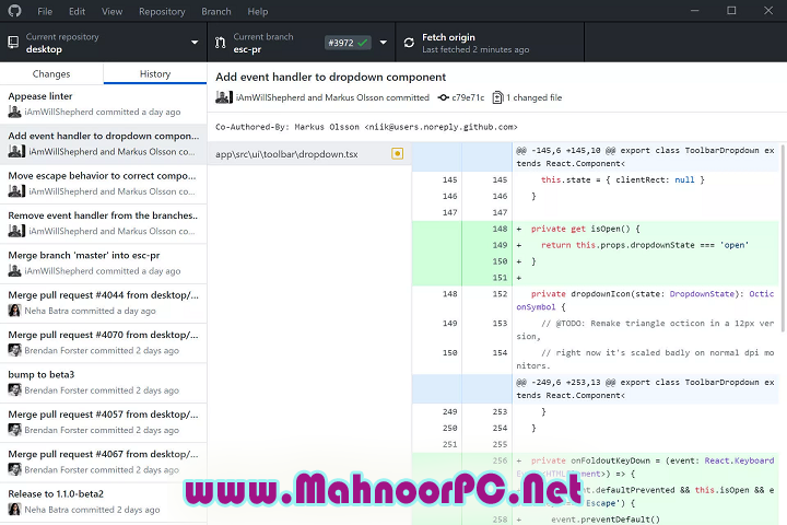 GitHub Desktop v1.0 PC Software