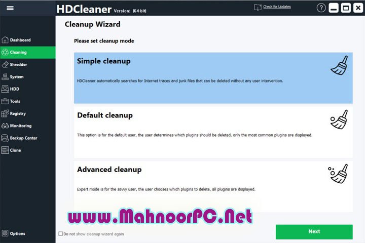 HDCleaner 2.072 PC Software