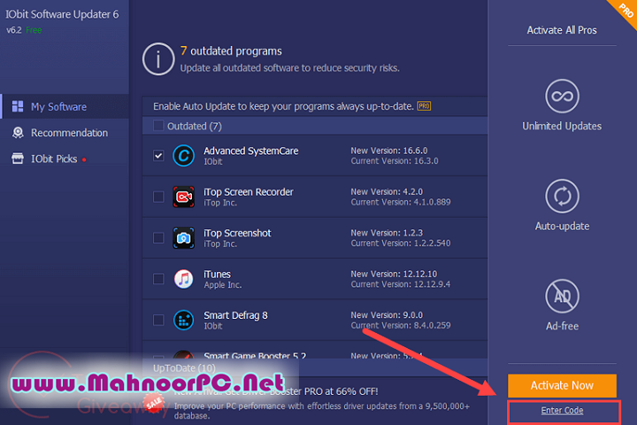 IObit Software Updater Pro 6.5.0.20 PC Software