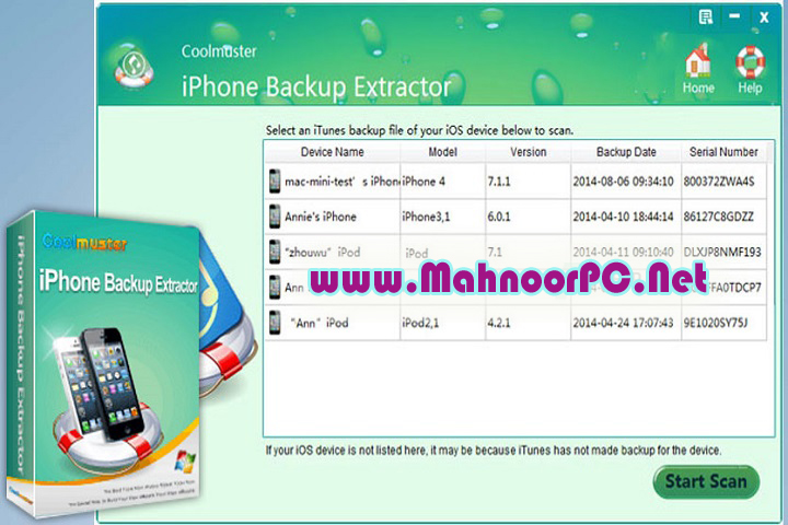 Coolmuster iPhone Backup Extractor 3.5.21 PC Software