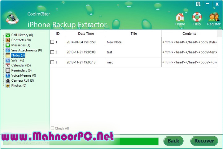 Coolmuster iPhone Backup Extractor 3.5.21 PC Software