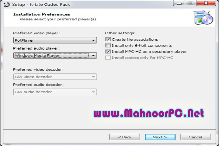 K Lite Codec Pack 18.4.0 PC Software