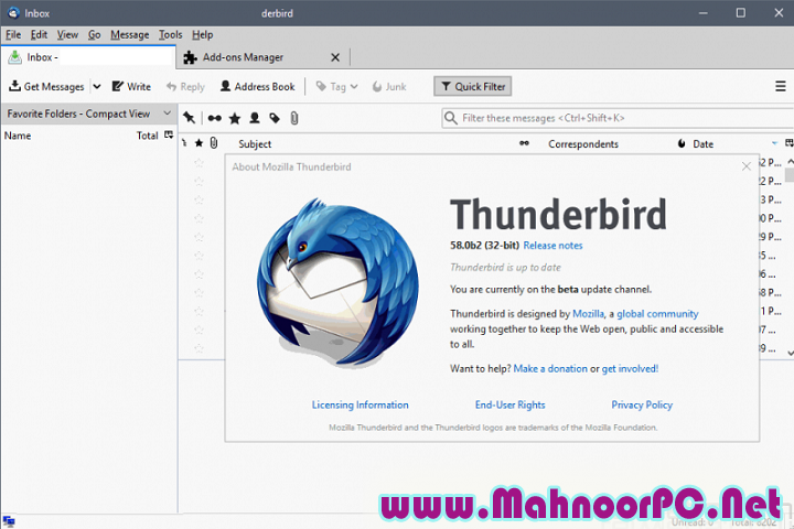 Mozilla Thunderbird 127.0 PC Software