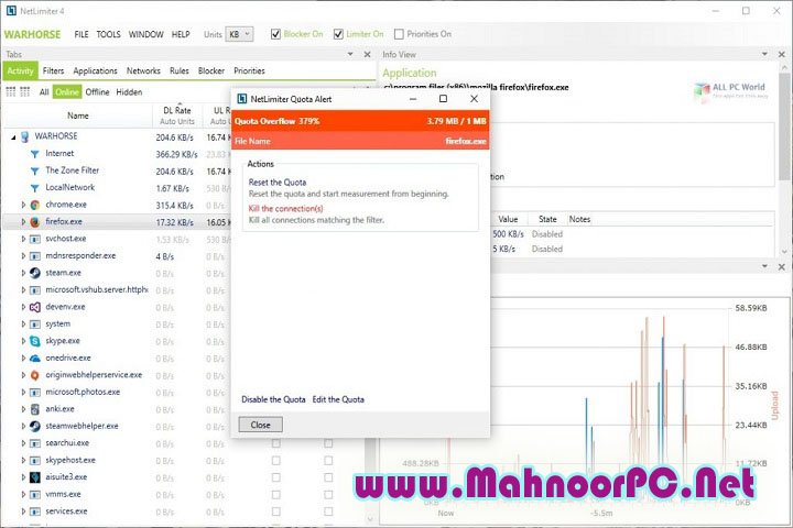 NetLimiter 5.3.11 PC Software