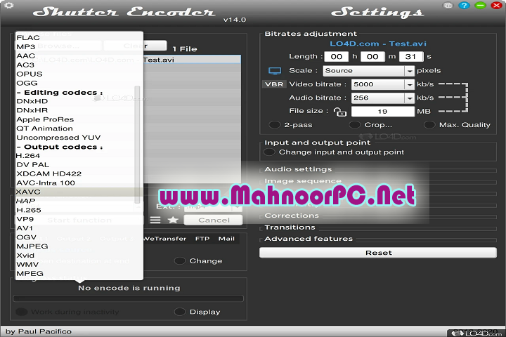 Shutter Encoder 18.1 PC Software