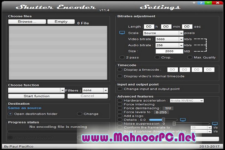 Shutter Encoder 18.2 PC Software