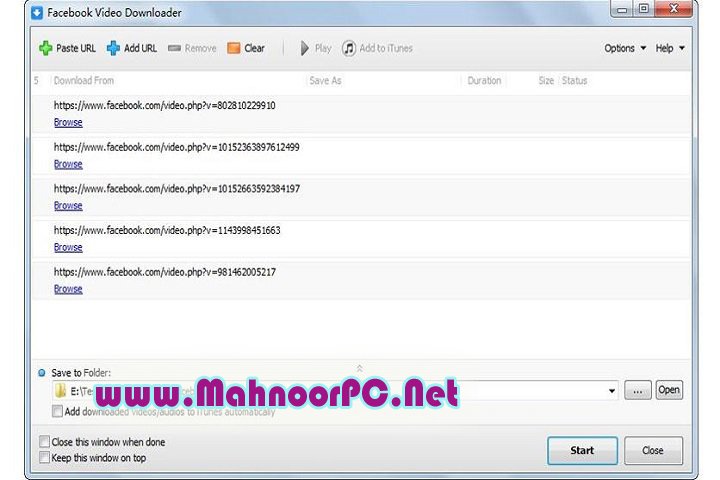 Social Media Downloader 7.0.9 PC Software