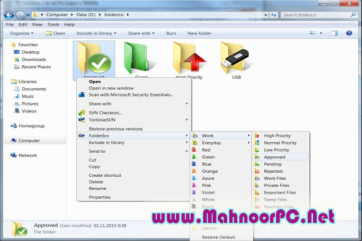 Teorex FolderIco 7.2.2 PC Software