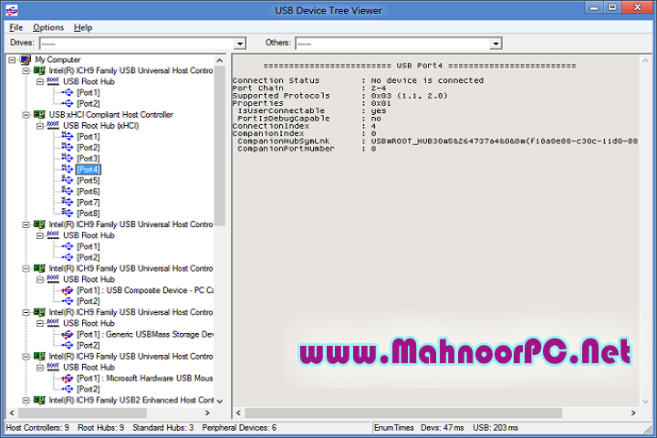 USB Device Tree Viewer 4.2.5 PC Software