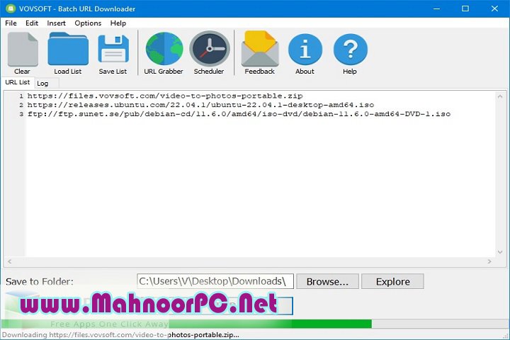 VovSoft Batch URL Downloader 5.5 PC Software