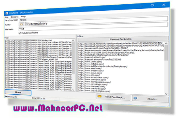 VovSoft URL Extractor 2.2 PC Software