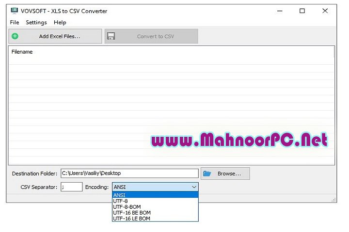 VovSoft XLS to CSV Converter 2.2 PC Software