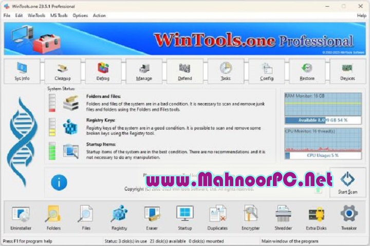 WinTools.one Professional 24.5.1 PC Software