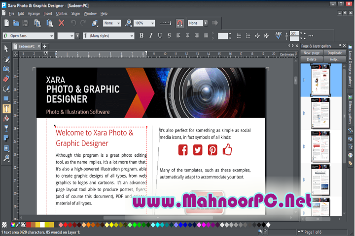 Xara Photo & Graphic Designer 24.0.0.69219 PC Software