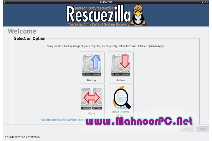 Rescuezilla 2.5 PC Software