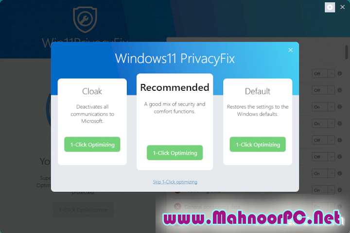 Abelssoft Win11PrivacyFix 2025 v4.0.54970 PC Software