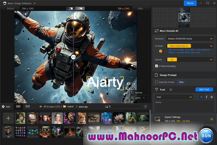 Aiarty Image Enhancer 2.5 PC Software 
