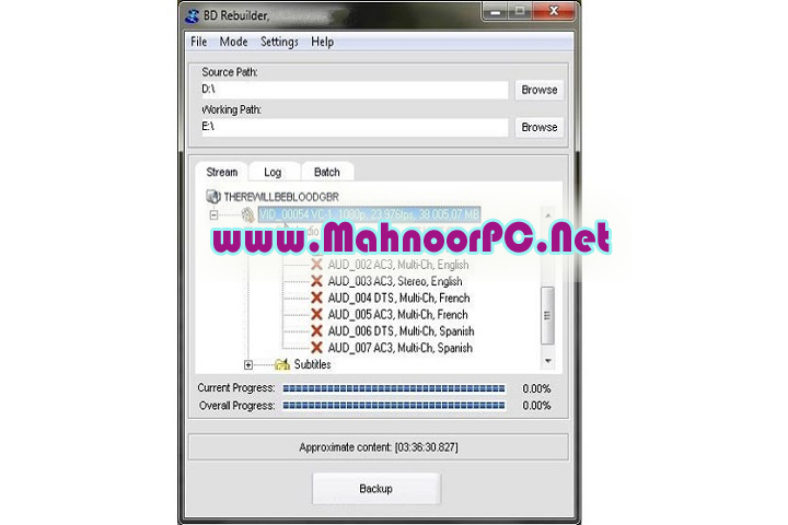 BD Rebuilder 0.62.01 PC Software