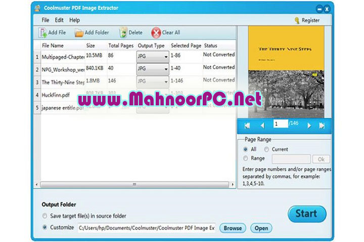 Coolmuster PDF Image Extractor 2.2.29 PC Software