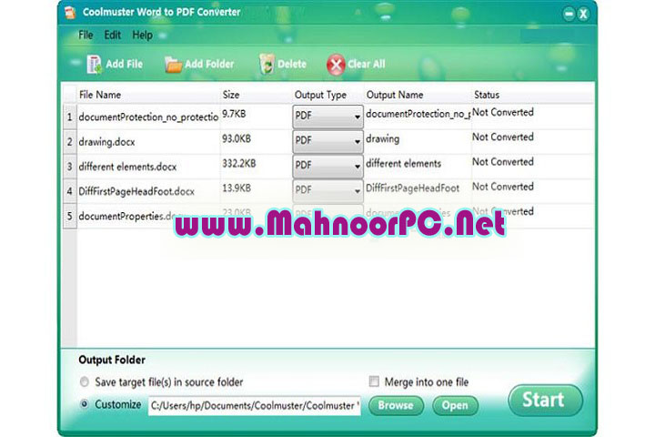 Coolmuster Word to PDF Converter 2.6.22 PC Software