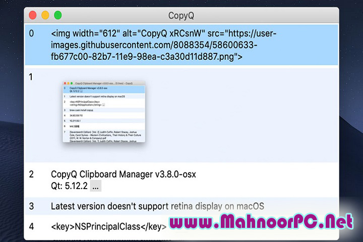 CopyQ 9.0.0 PC Software