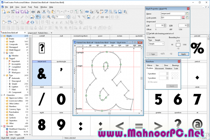 High-Logic FontCreator Pro 15.0.0.2989 PC Software