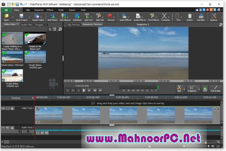 NCH VideoPad Pro 16.25 PC Software