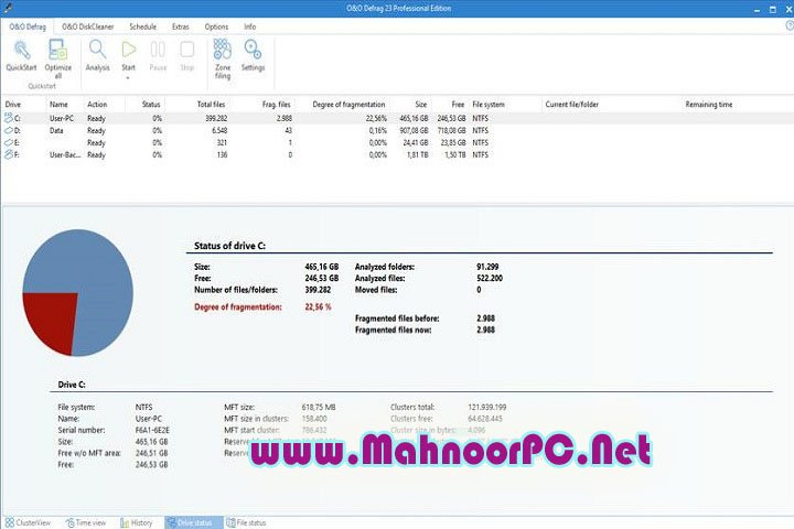 O&O Defrag Professional Server 28.2.10018 PC Software