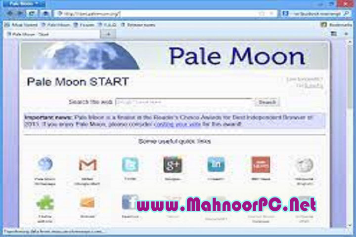 Pale Moon 33.2.0 PC Software