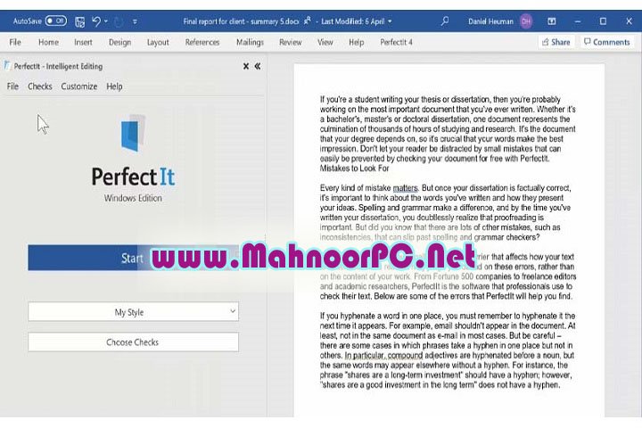 PerfectIt Pro 5.9.3 PC Software