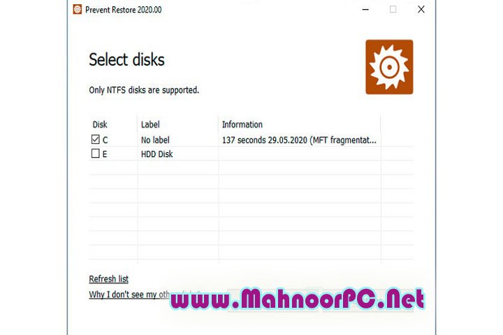 Prevent Restore Professional 2024.01 PC Software