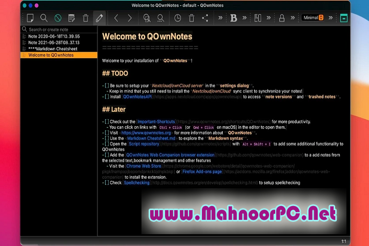 QOwnNotes 24.6.3 PC Software