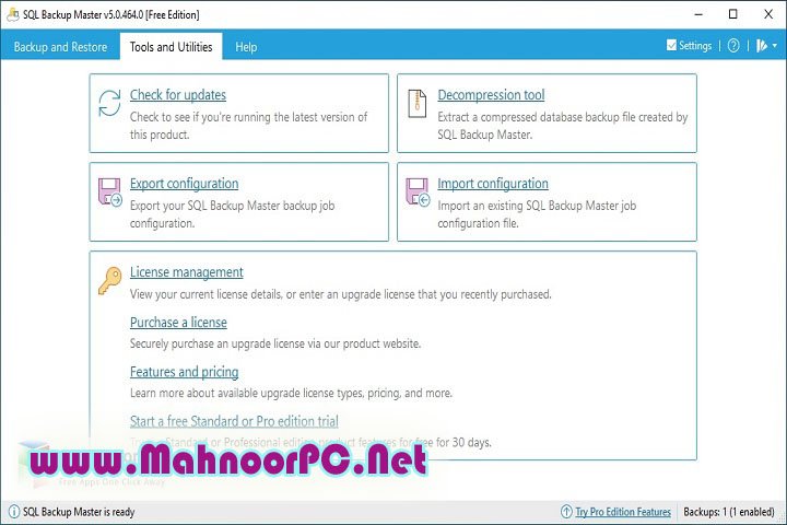 SQL Backup Master 7.3.831 PC Software