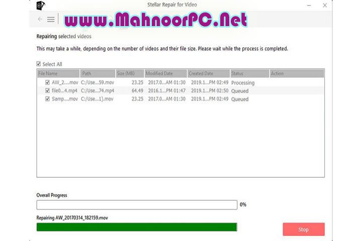 Stellar Repair for Video 6.8.0.1 PC Software