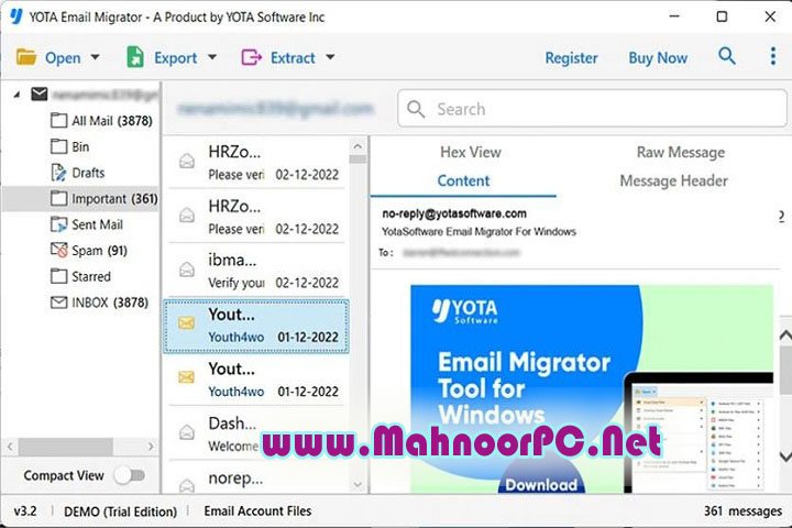 YOTA Email Migrator 4.1 PC Software