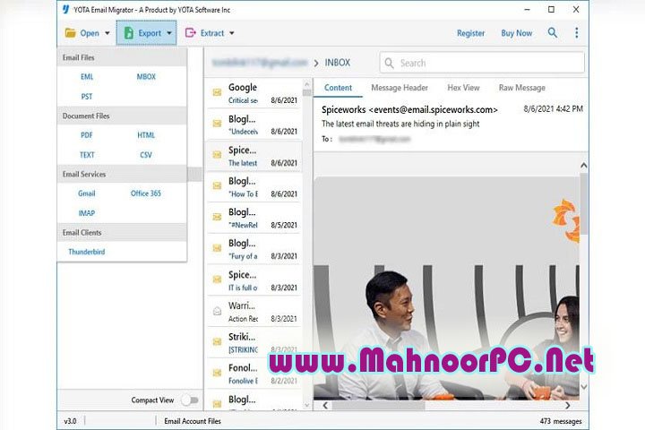 YOTA Email Migrator 4.1 PC Software