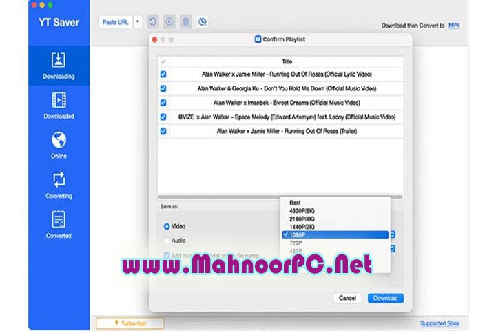 YT Saver 7.8.2 PC Software