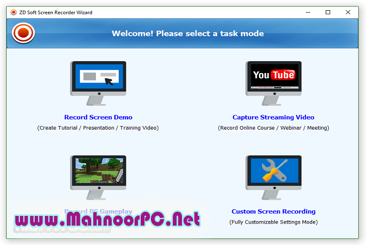 ZD Soft Screen Recorder 11.7.7 PC Software