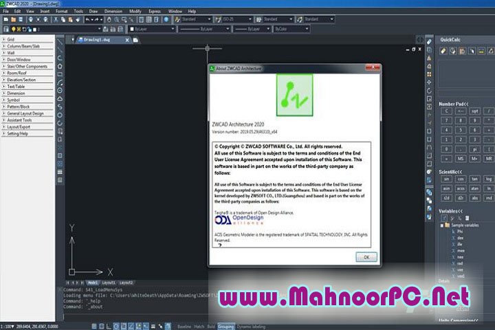 ZWCAD Architecture 2025 PC Software