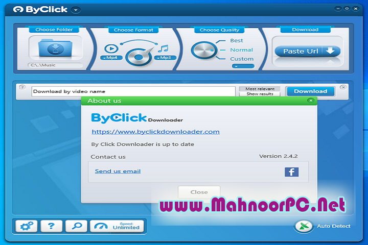 By Click Downloader 2.4.6 PC Software