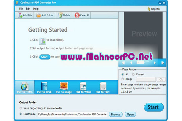 Coolmuster PDF Converter Pro 2.2.67 PC Software