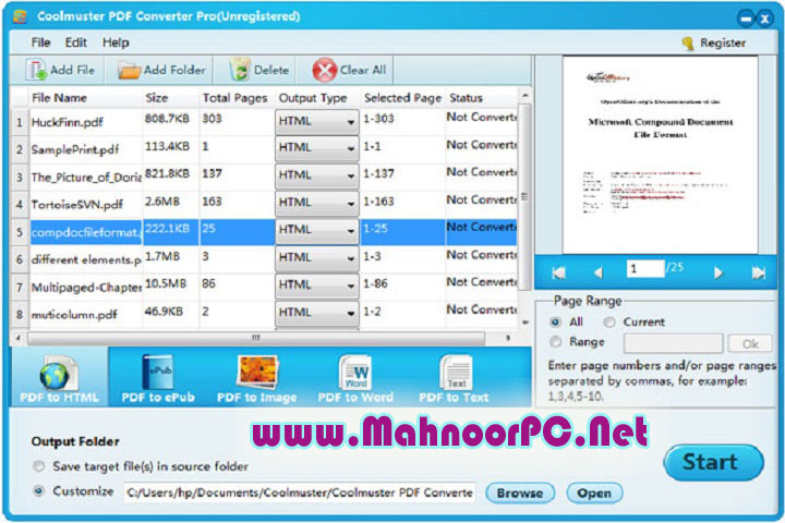 Coolmuster PDF Converter Pro 2.2.67 PC Software