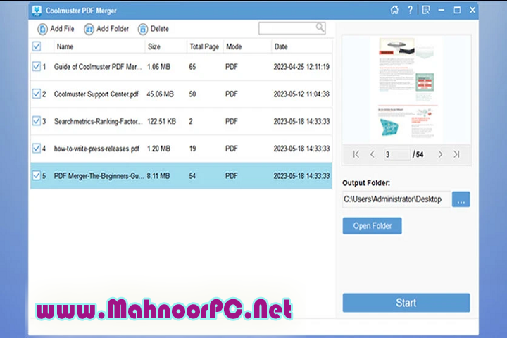 Coolmuster PDF Merger 2.3.23 PC Software