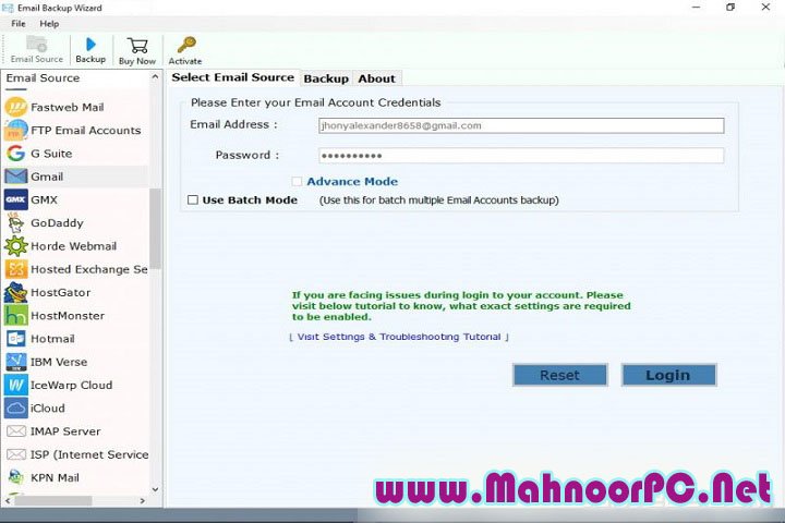 Email Backup Wizard Enterprise 15.2 PC Software