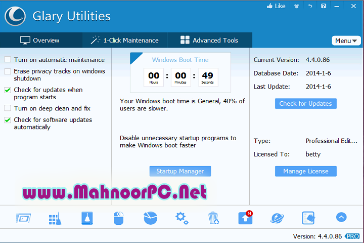 Glary Utilities Free 6.11.0.15 PC Software